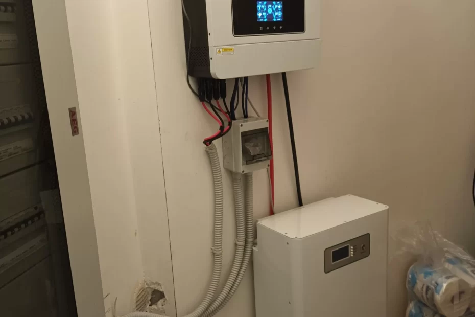 Hybrid inverter inverter & 15kwh lifepo4 battery