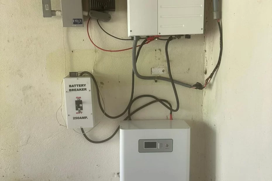 Hybrid inverter inverter & 15kwh lifepo4 battery