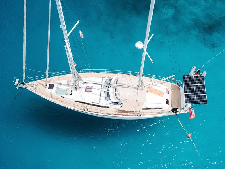 Energía solar para el barco